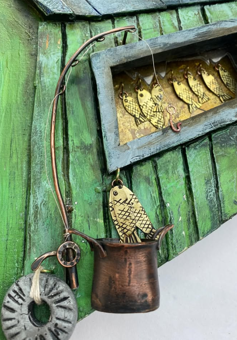 Frances Noon's Fisherman's Hut fishies