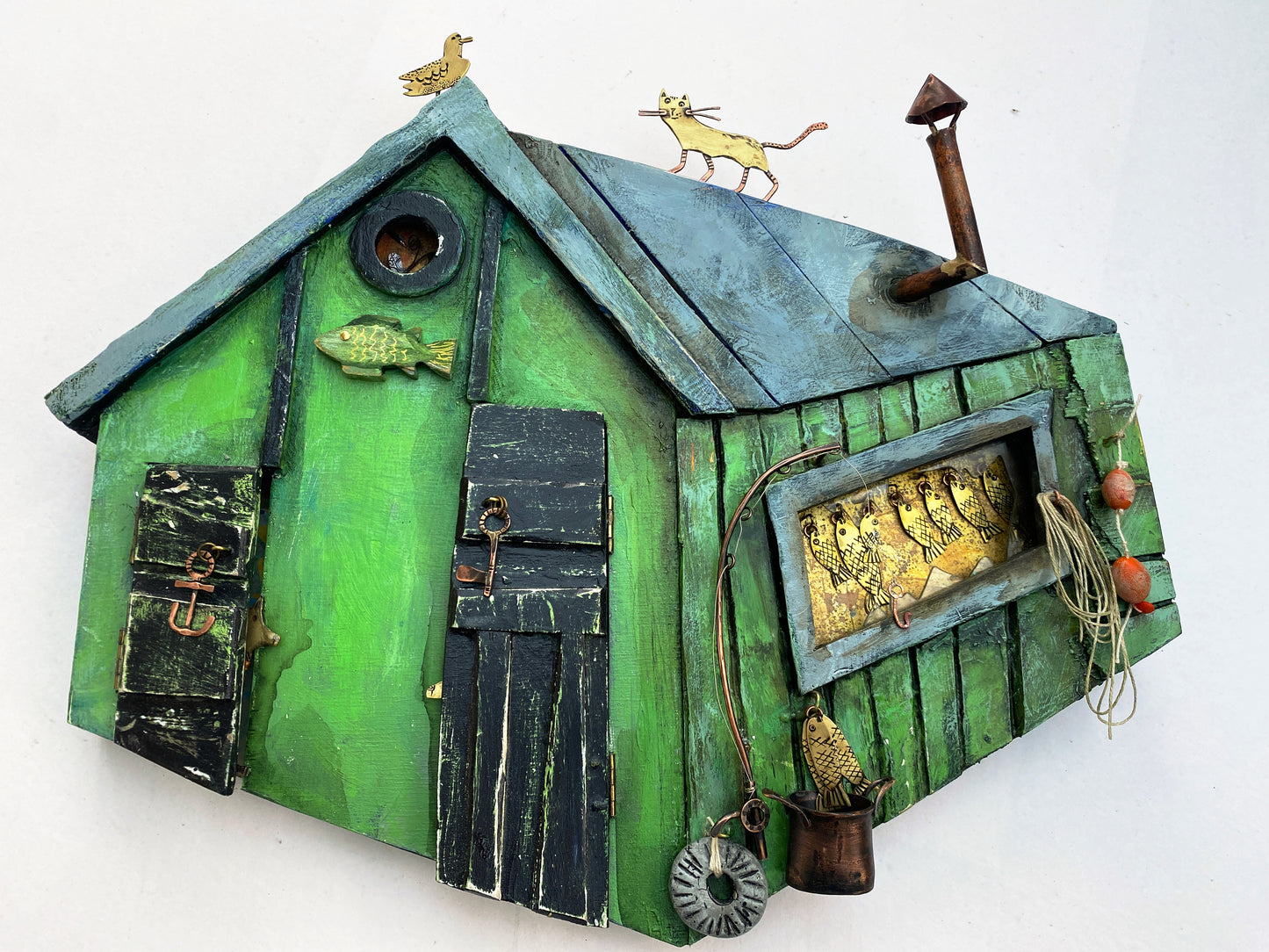 Frances Noon fisherman's  Hut wall piece