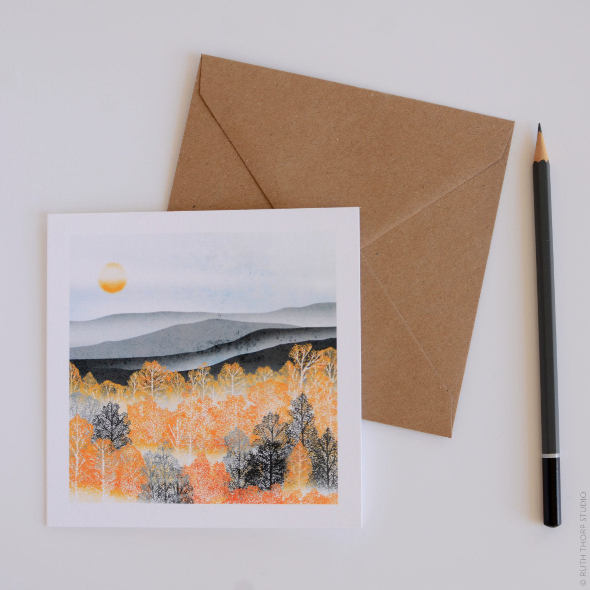 Ruth Thorp - Golden Forest - Pack of 6 Cards artwork