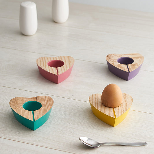 Humblewood - Wooden Heart Egg Cup - gift Heart Gallery