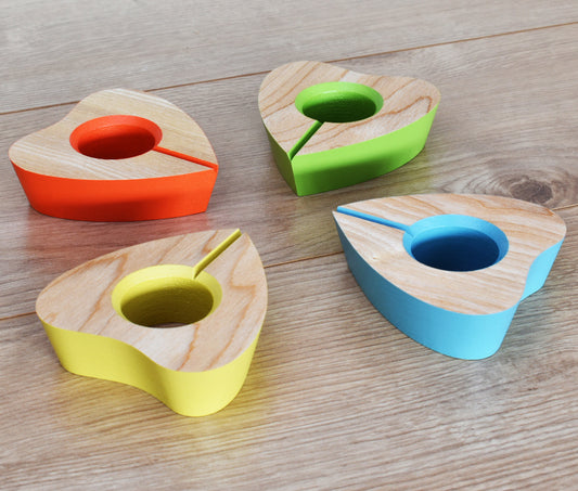 Humblewood - Wooden Heart Egg Cup - gift Heart Gallery