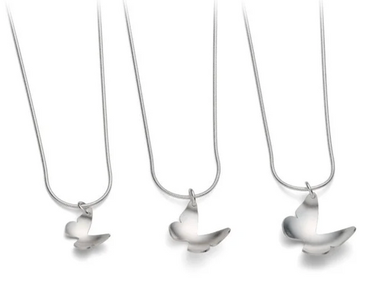 Leoma Drew - Silver Butterfly pendant