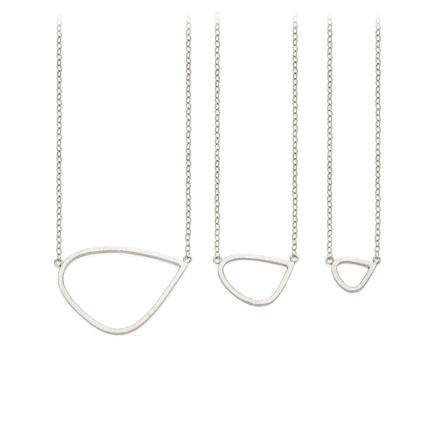 Leoma Drew - Frosted Silver Single Wing Pendant Jewellery Heart Gallery