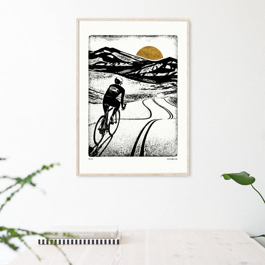 Luke Holcombe - Mountain High Collection - Ride Free artwork A4 print