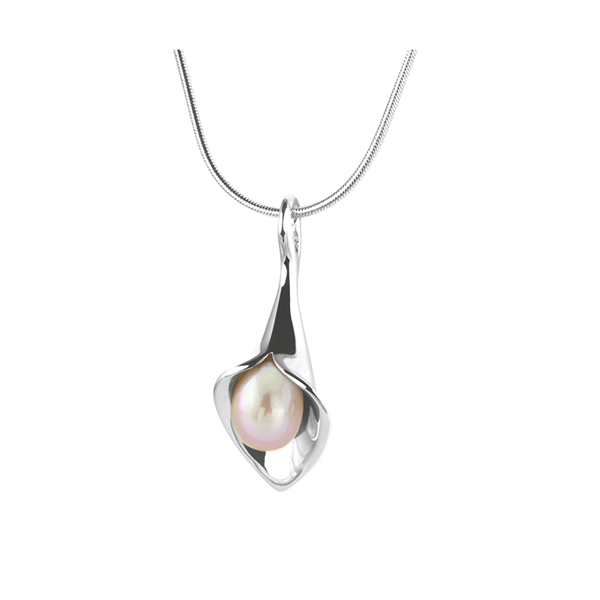 Amanda Cox - Silver and Freshwater Pearl pendant - bridal jewellery - cutured freshwater pearl