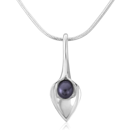 Amanda Cox - Silver and Freshwater Pearl pendant - bridal jewellery - cutured freshwater pearl