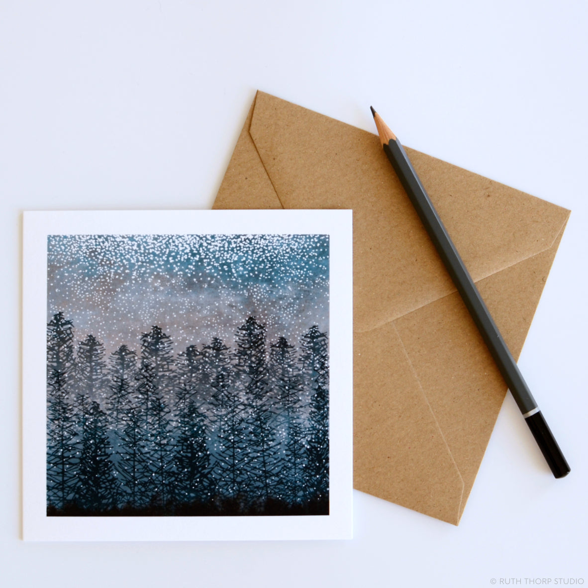 Ruth Thorp - Winter Trees - Pack of 3 Cards artwork