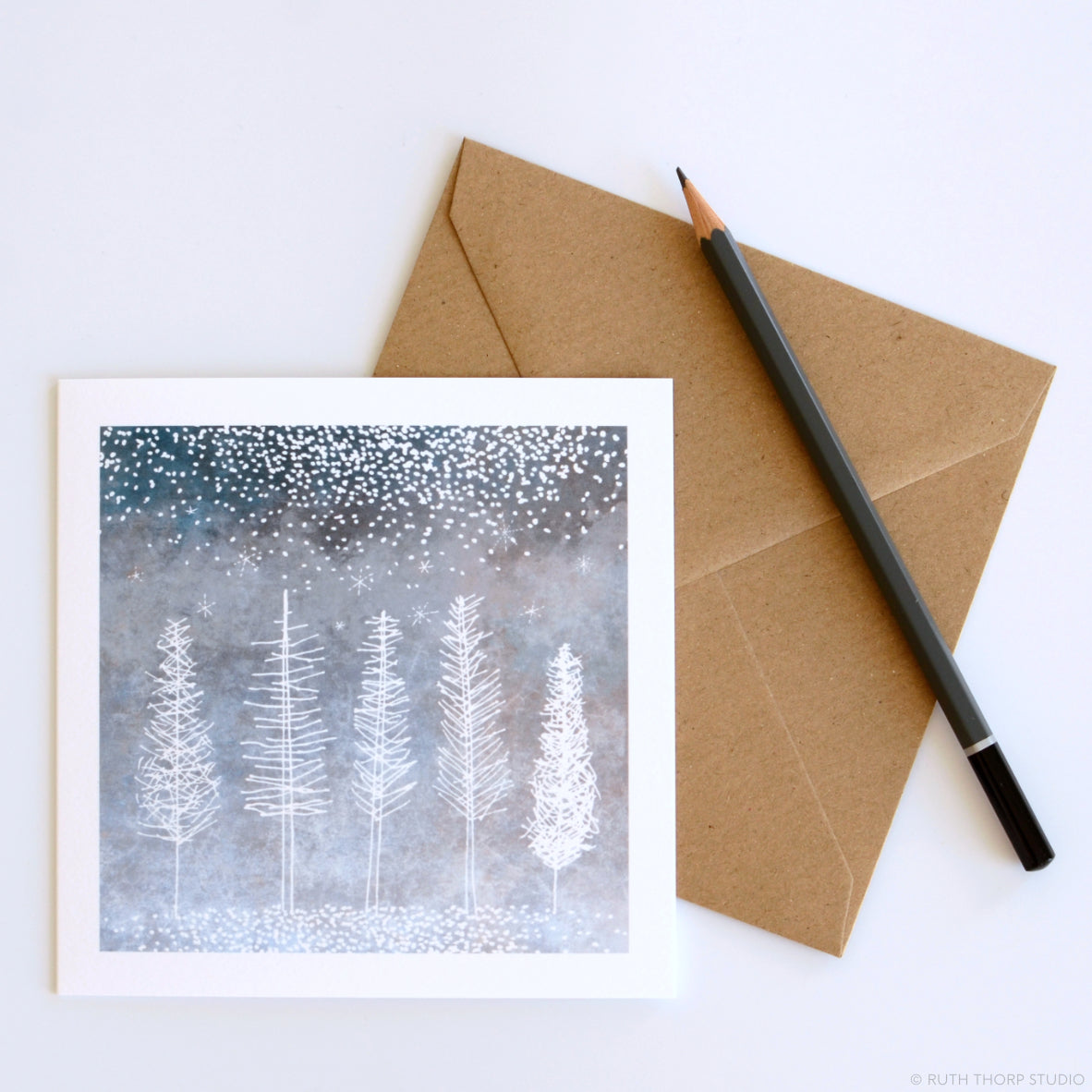Ruth Thorp - Winter Trees - Pack of 3 Cards artwork
