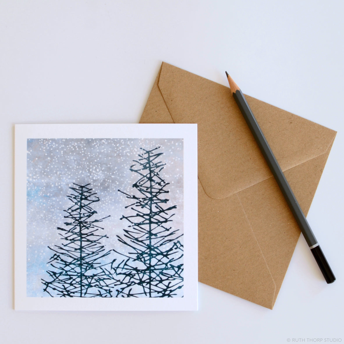 Ruth Thorp - Winter Trees - Pack of 3 Cards artwork