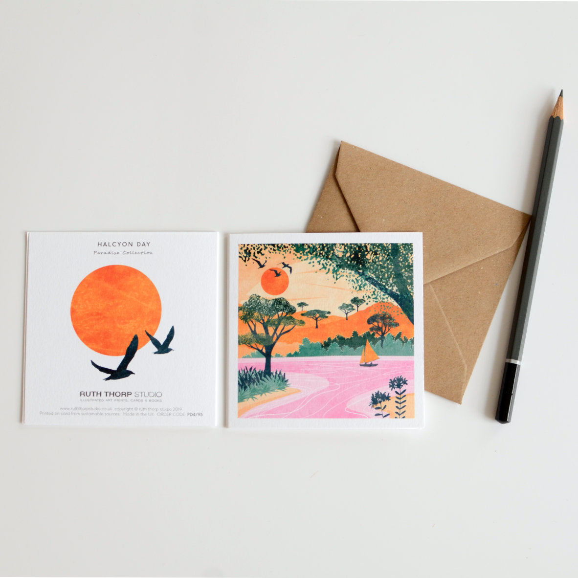 Ruth Thorp - Paradise - Box of 12 Cards atwork