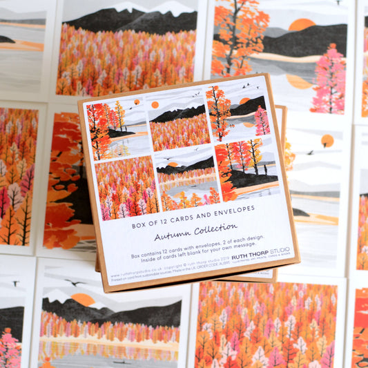 Ruth Thorp - Autumn - Box of 12 Small Cards