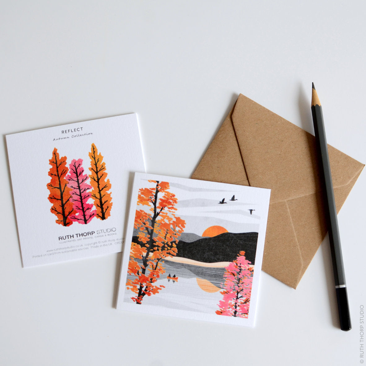 Ruth Thorp - Autumn - Box of 12 Small Cards