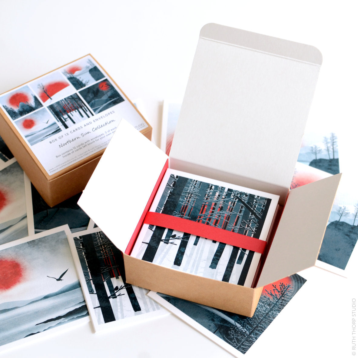 Ruth Thorp - Northern Sun - Box of 12 Cards artwork