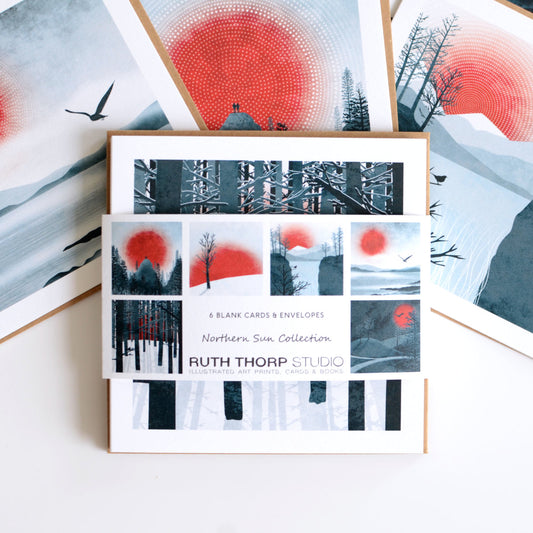 Ruth Thorp - Northern Sun - Pack of 6 Cards