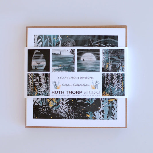 Ruth Thorp - Ocean - Pack of 6 Cards