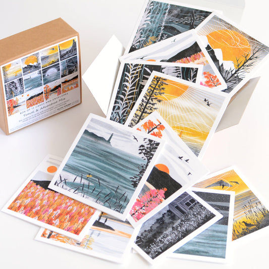 Ruth Thorp - Travel and Adventure - Box of 12 Cards artwork