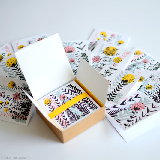 Ruth Thorp - Wild Meadow - Box of 12 Cards for Heart Gallery Hebden Bridge