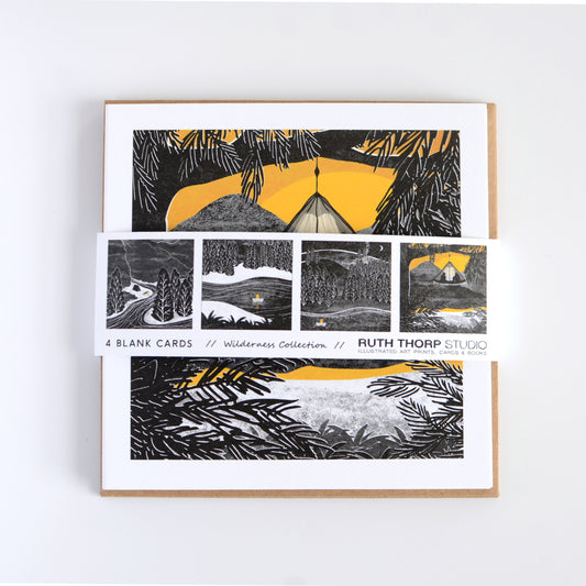 Ruth Thorp - Wilderness - Pack of 4 Cards artwork
