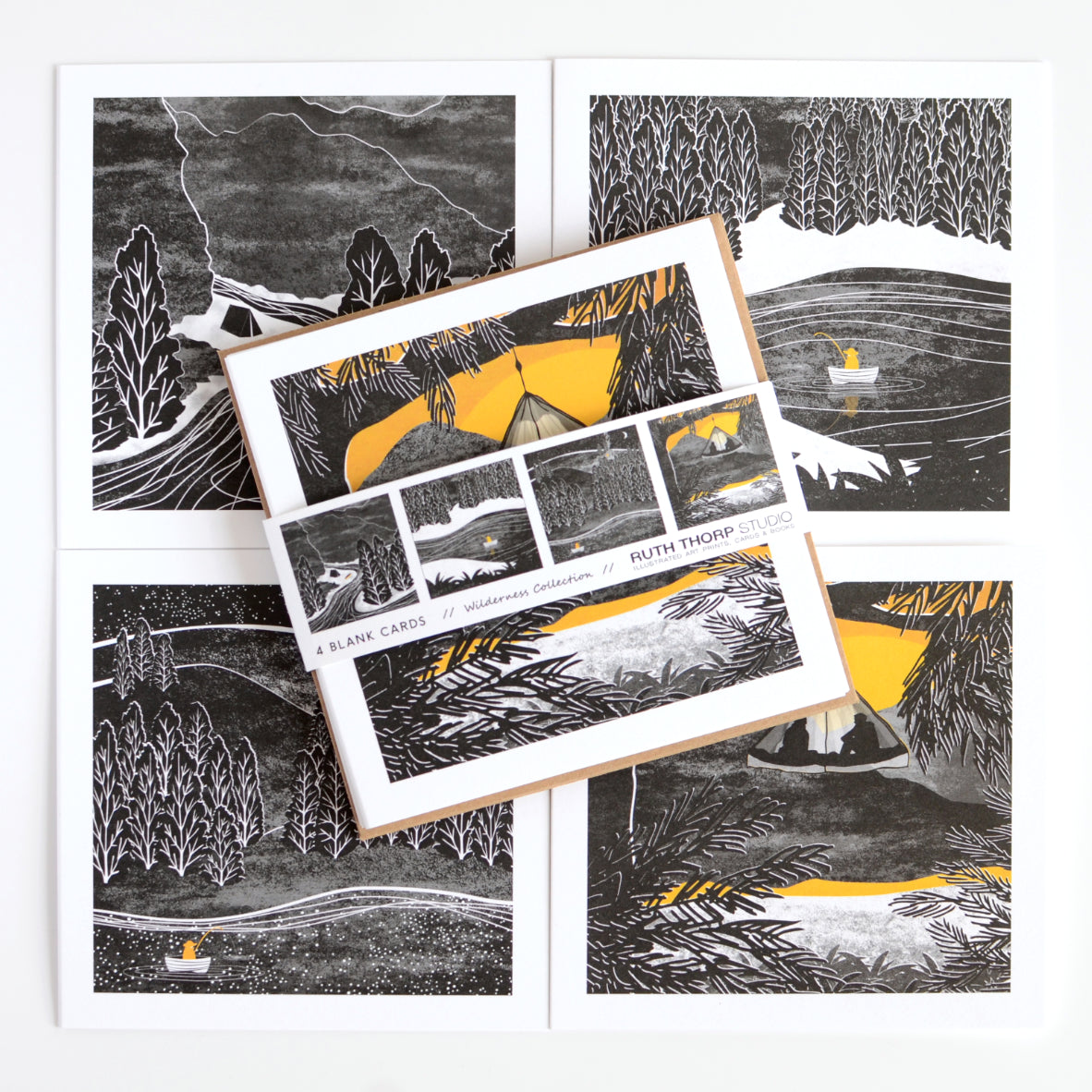 Ruth Thorp - Wilderness - Pack of 4 Cards for Heart Gallery