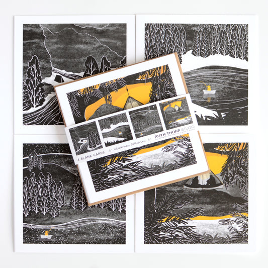 Ruth Thorp - Wilderness - Pack of 4 Cards for Heart Gallery