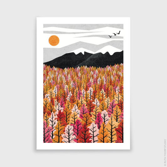 Ruth Thorp - Blaze - A4 print - artwork Heart Gallery