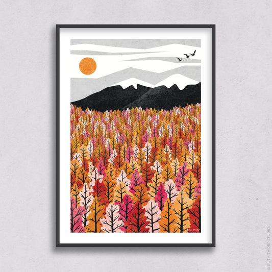 Ruth Thorp - Blaze - A4 print - artwork