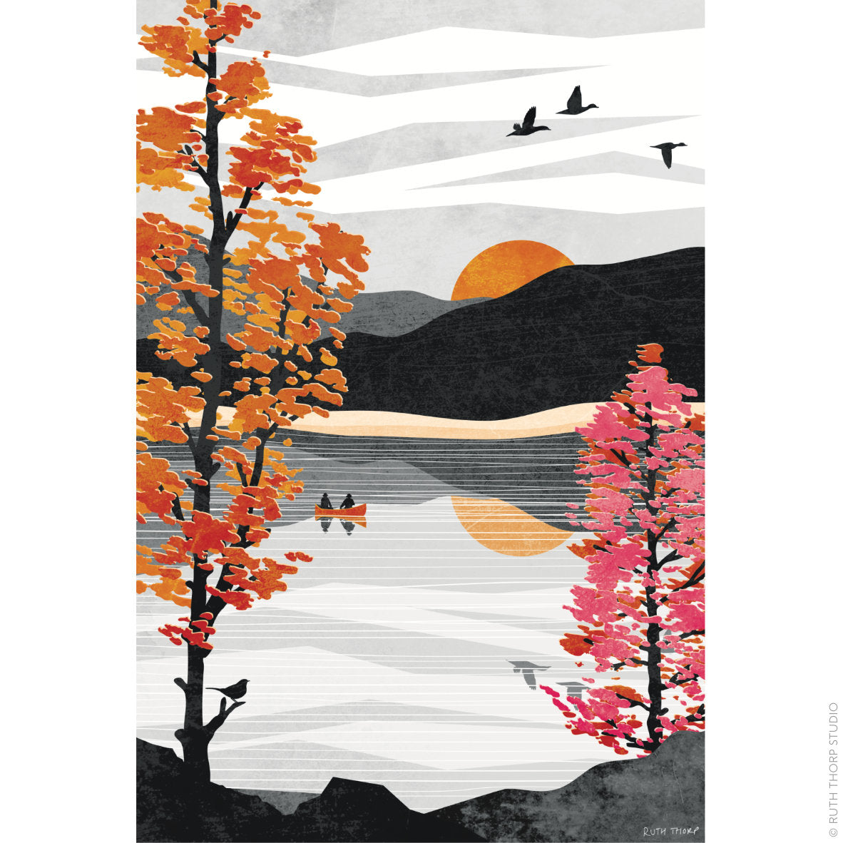 Ruth Thorp - Reflect - A4 print - artwork