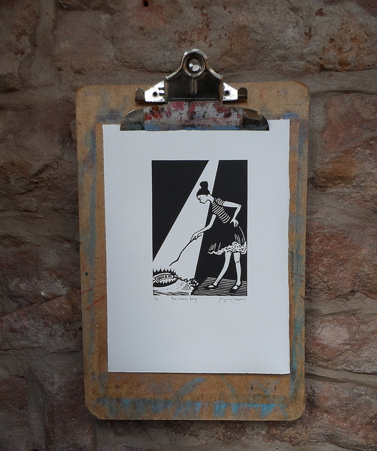 Polly Marix-Evans - The Charm Trap - Original Linocut