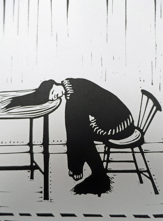 Polly Marix-Evans - Urf- Original Linocut