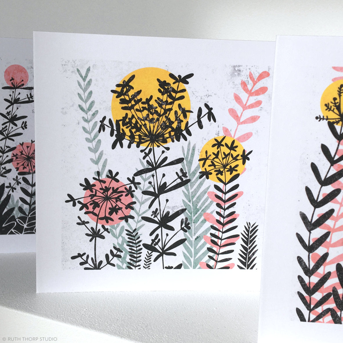 Ruth Thorp - Wild Meadow - Pack of 4 Cards artwork
