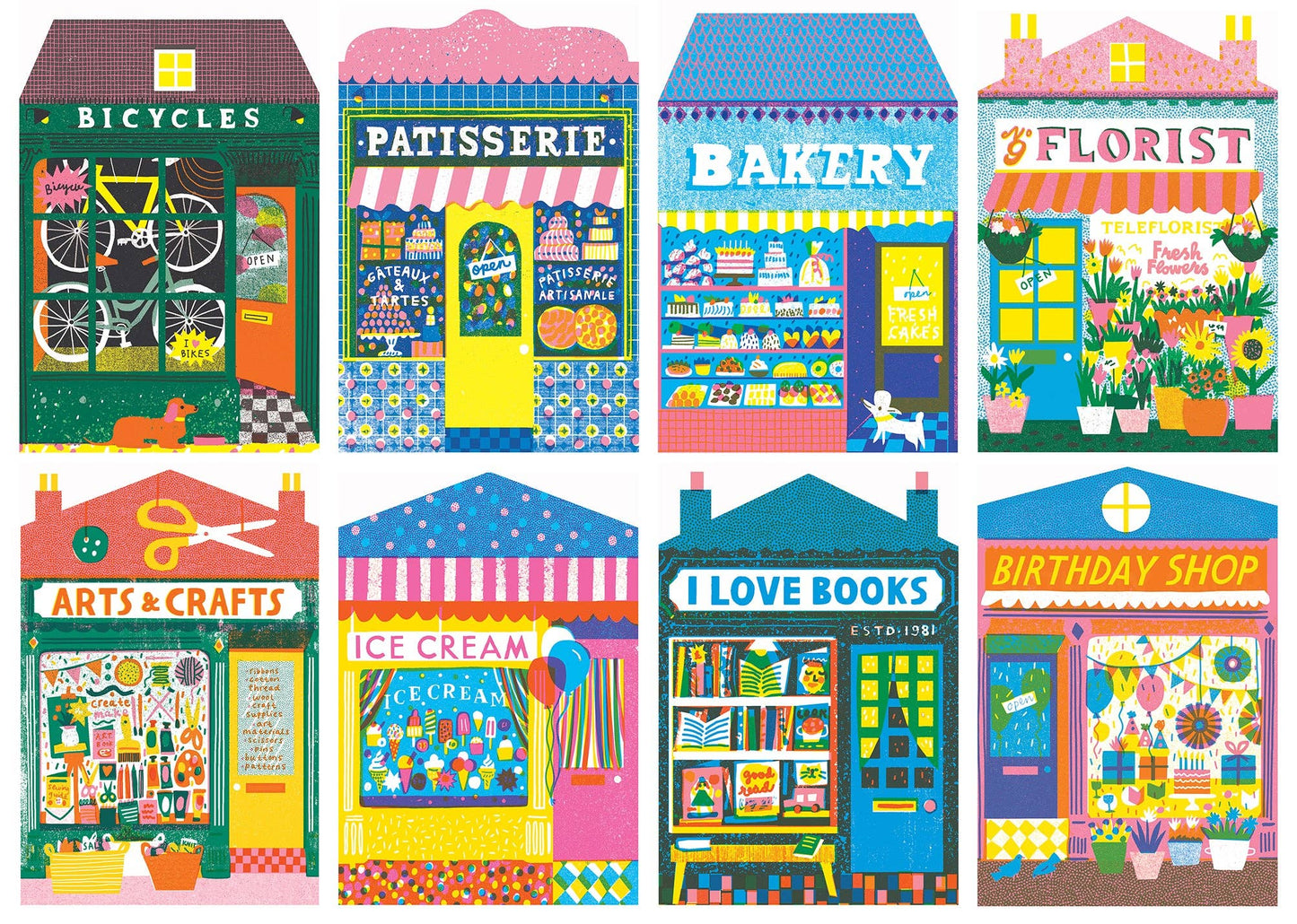 Shops - 1,000 Piece Jigsaw Puzzle