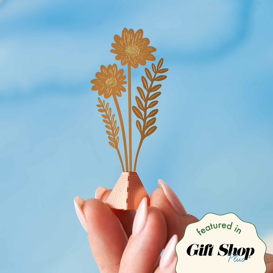 Another Studio - Cosmos Tiny Bouquet - Copper or Brass