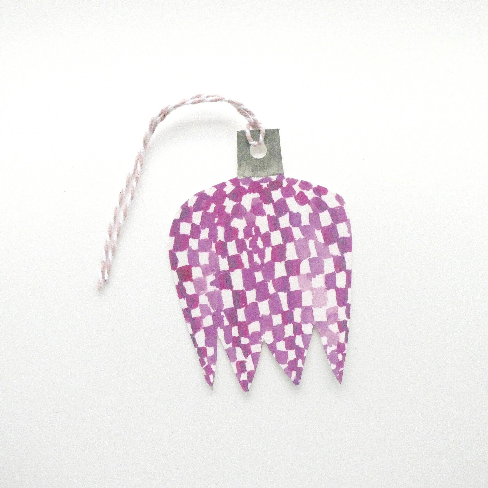 fritillary paper gift tag by Hadley for Heart Gallery
