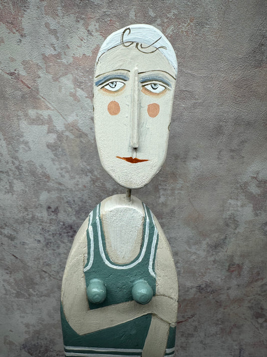 Lynn Muir sculpture for Portrait of a Northern town in Heart Gallery Hebden Bridge